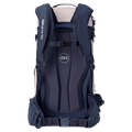 Back view of the Dakine Poacher 30L Backpack in Lilac colourway, unisex's model