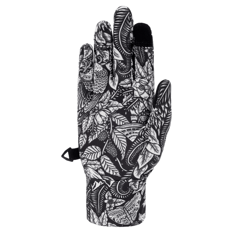 Palm view of the Dakine Rambler Glove Liner in Kingdom Black colourway, women's model