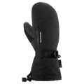 Main view of the Dakine Sequoia Mitts in Black colourway, women model