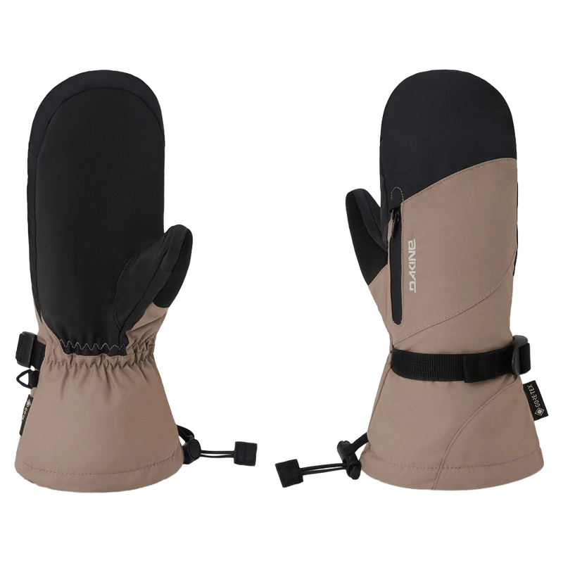 Pair view of the Dakine Sequoia Mitts in Pinebark colourway, women model