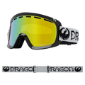 Main view of the Dragon D1 Goggle in Classic Grey colourway, unisex's model