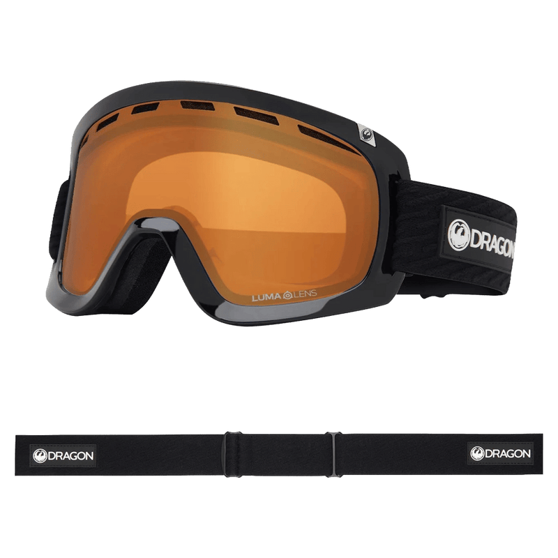Spare lens view of the Dragon D1 Goggle in Icon Purple colourway, unisex's model
