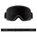 Front view of the Dragon DX3 Plus Goggles in MIDNIGHT colourway, unisex's model