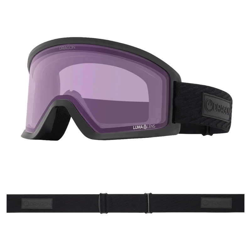 Spare lens view of the Dragon DX3 Plus Goggles in MIDNIGHT colourway, unisex's model