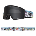 Main view of the Dragon DXT OTG Goggles in POW DAY colourway, unisex's model