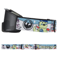 Side view of the Dragon DXT OTG Goggles in POW DAY colourway, unisex's model