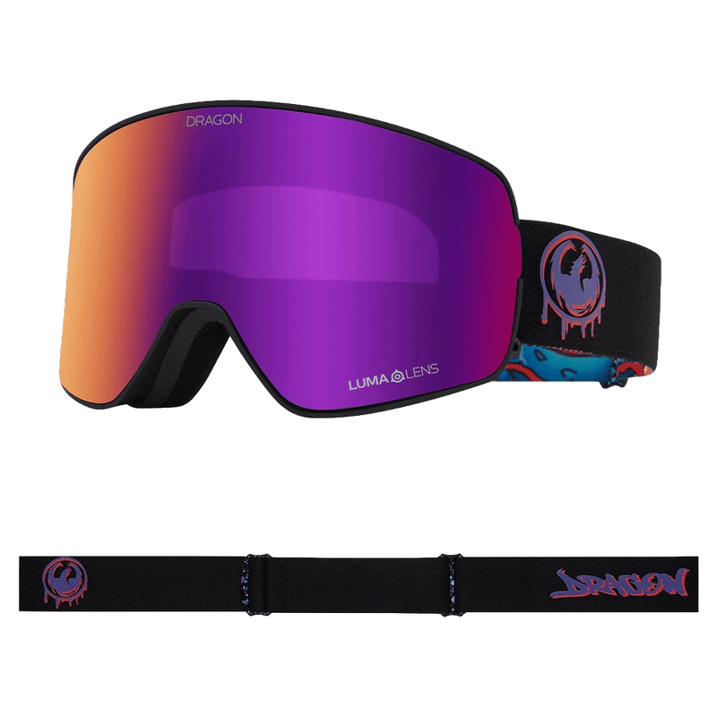 Main view of the Dragon NFX2 Goggle in Rattled colourway, unisex's model