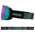 Side view of the Dragon NFX2 Goggle in Thrill colourway, unisex's model