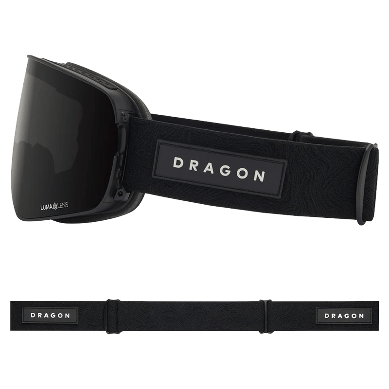 Side view of the Dragon NFX2 Goggle in Vantas colourway, unisex's model
