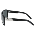 Side view of the Dragon Remix Sunglasses in Black, LL Smoke lens, unisex model
