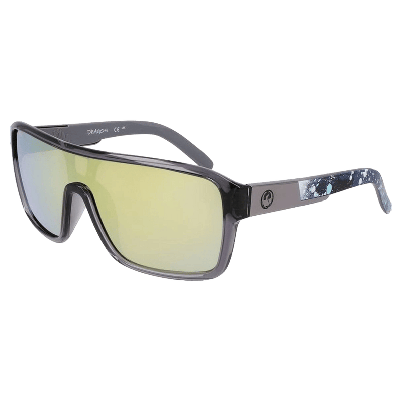 Main view of the Dragon Remix Sunglasses in Bryan Iguchi, LL Gold Ion Polar lens, unisex model