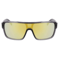 Front view of the Dragon Remix Sunglasses in Bryan Iguchi, LL Gold Ion Polar lens, unisex model