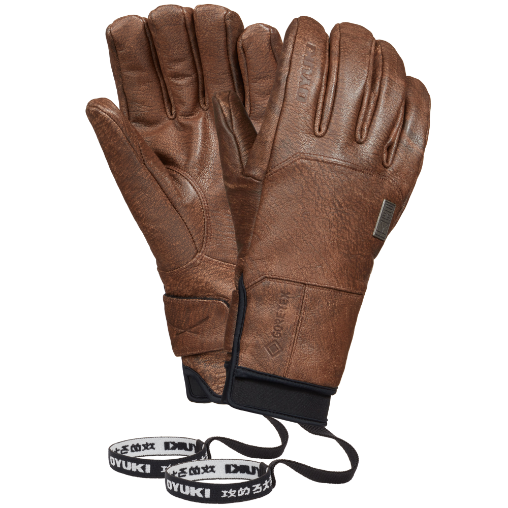 Pair of Oyuki 2025 Sencho Gloves  for men in Worn Brown