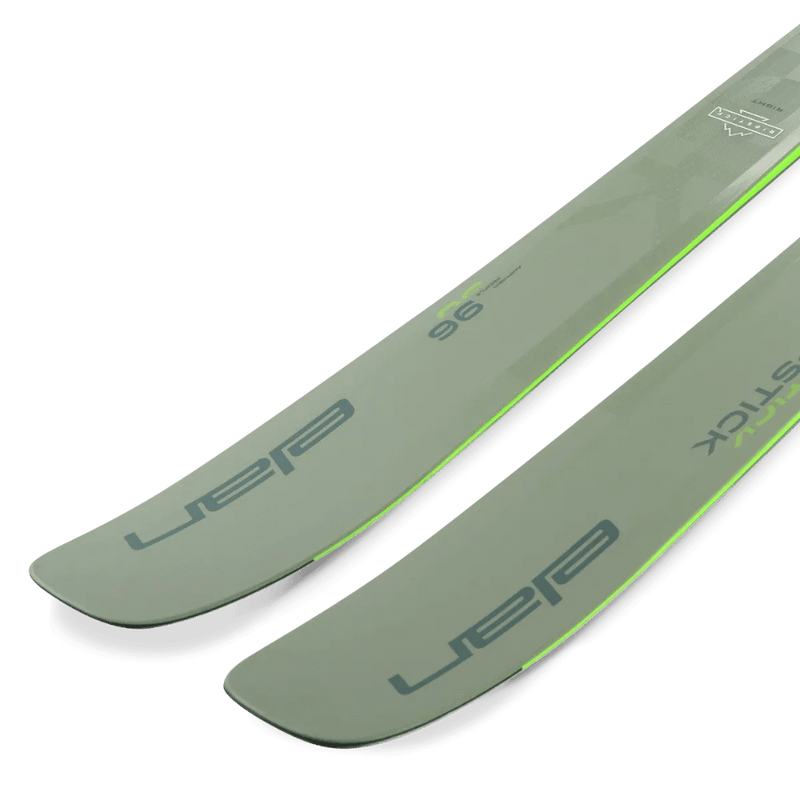 Tip view of the Elan Ripstick 96 Skis,  26/27 unisex's model