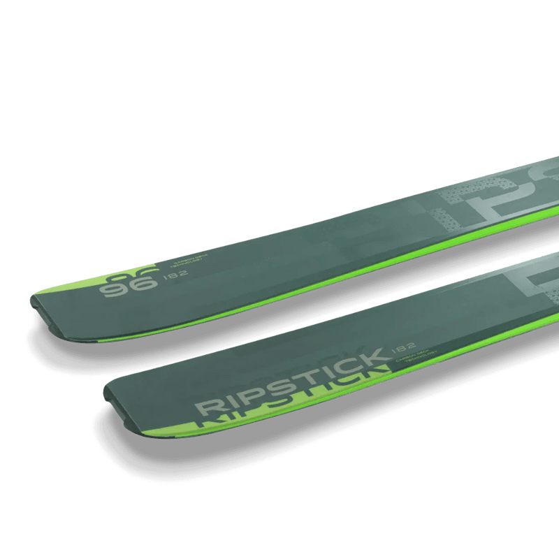 Tail view of the Elan Ripstick 96 Skis,  26/27 unisex's model