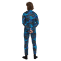 Back view of the Elude Boys 7-8 Thermal Top in GEO CAMO colourway, kids model