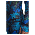 Detail view of the Elude Boys 7-8 Thermal Top in GEO CAMO colourway, kids model