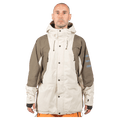Main view of the Endeavor 2L Ranger Jacket in Algae and Fiber colourway, unisex model