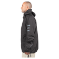 Side view of the Endeavor 2L Ranger Jacket in Black colourway, unisex model