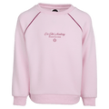Main view of the Eve Girl Aspen Crew in Pale Pink colourway, girls's model