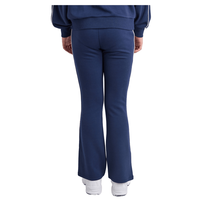 Back view of the Eve Girl Aspen Flare in Navy colourway, girls's model