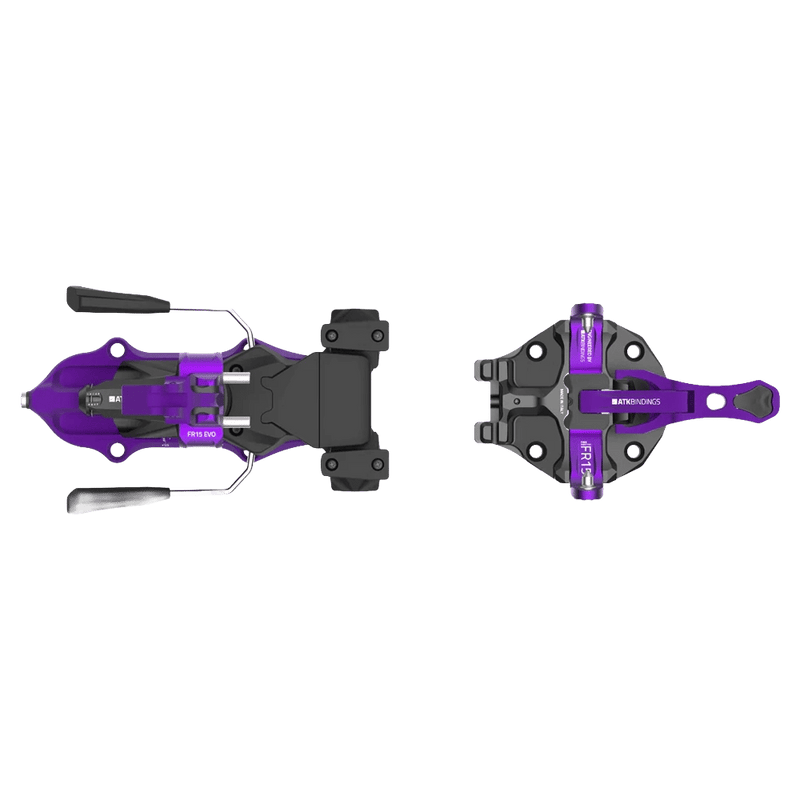 Indigo view of ATK Freeraider 15 Evo Ski Touring Bindings