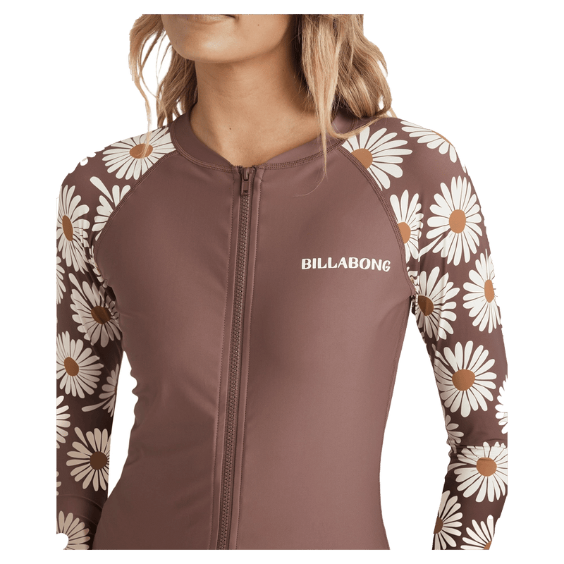 View of Billabong Fresh Daze Pipa Ls Sshirt - Womens in colour Espresso.