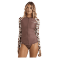 View of Billabong Fresh Daze Pipa Ls Sshirt - Womens in colour Espresso.