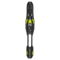Bindings view of the Fischer Aerolite 70 XC Skis in Skate colourway, unisex's model