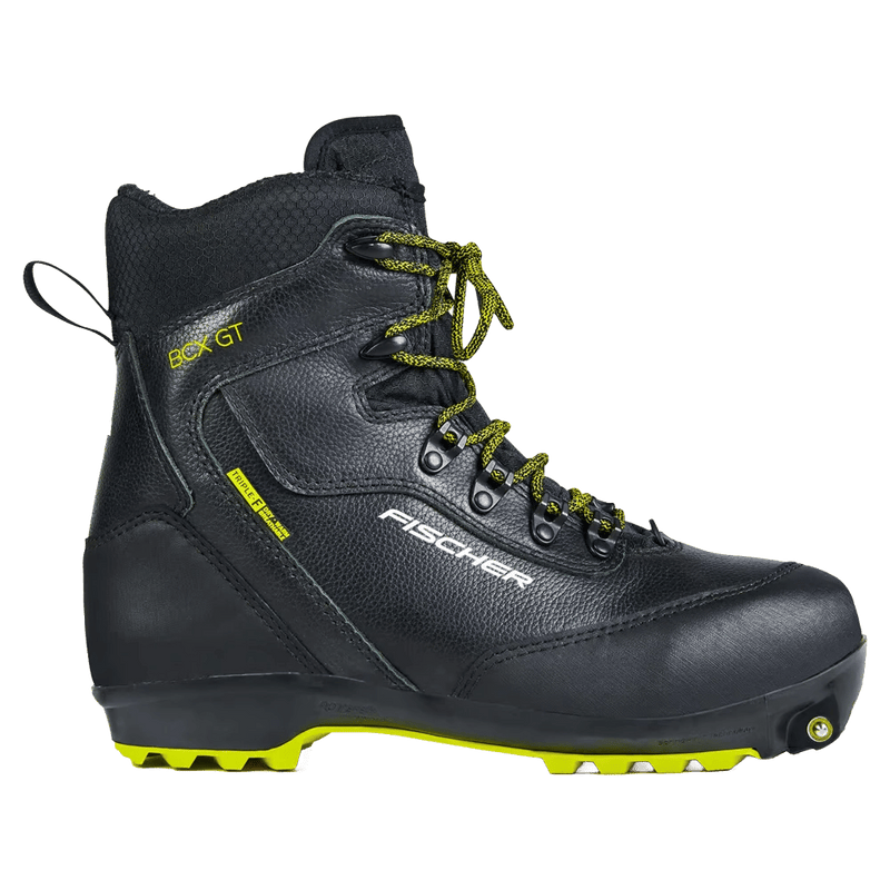 Main view of the Fischer BCX Grand Tour XP Ski Boots in Black colourway, unisex's model
