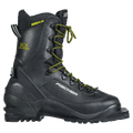 Side view of the Fischer BCX Transnordic 75 XC Boots in black colourway, unisex's model