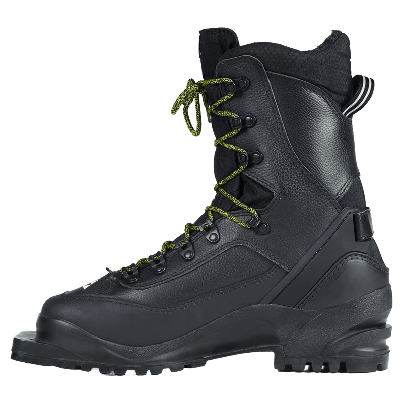 Side view of the Fischer BCX Transnordic 75 XC Boots in black colourway, unisex's model