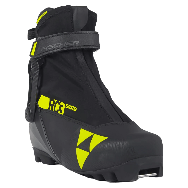 Alternative view of the Fischer RC3 Skate Ski Boots in Black colourway, unisex's model