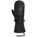 Front view of the Arashi Guide Gtx Mitts in Black. Featuring a leather upper and  gore-tex cuff.