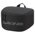 Dakine Goggle Stash black travel case with grey logo, dual zippers, and top carry handle.