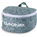 Sage green Dakine Goggle Stash case with dark green floral line art, white logo, and white zipper.