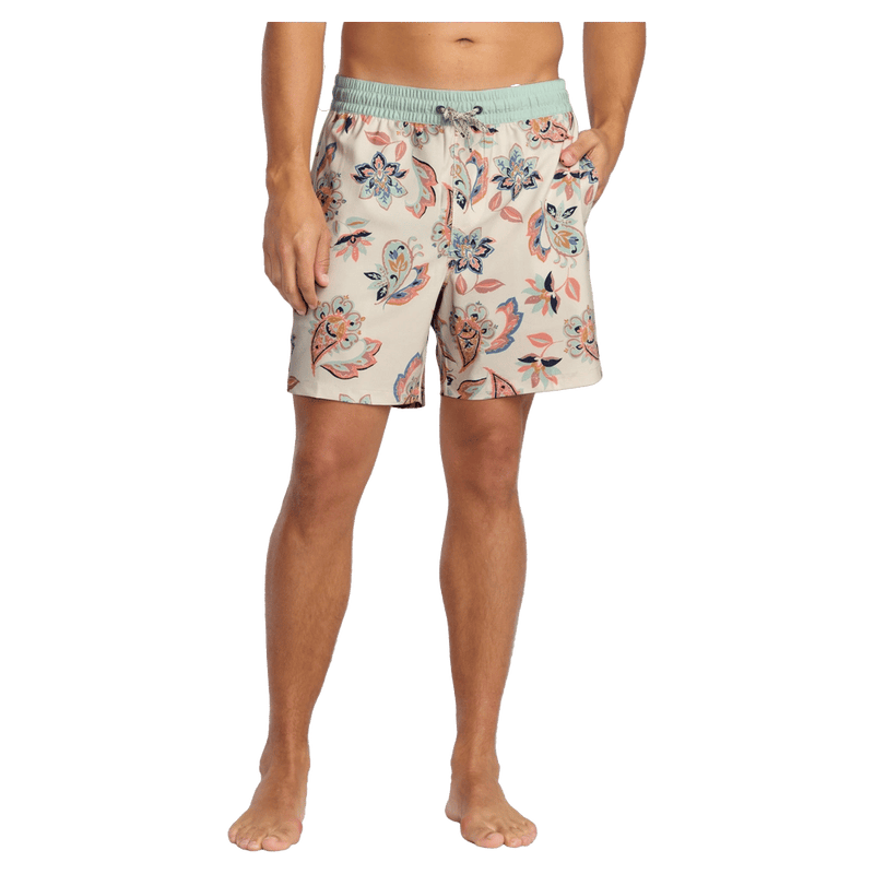 View of Billabong Good Times Boardshorts in colour Chino.