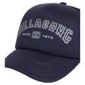 View of Billabong Groms Bracket Trucker Hat in colour Dark Navy