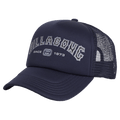 View of Billabong Groms Bracket Trucker Hat in colour Dark Navy