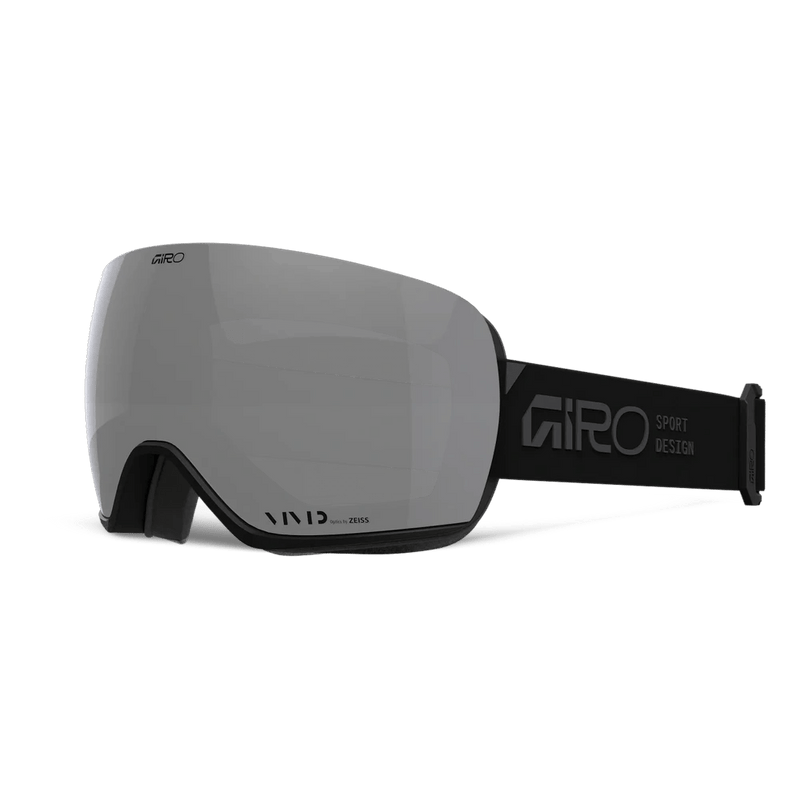 Main view of the Giro Article II Goggles in Stacked Black, Onyx lens, unisex model
