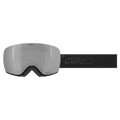 Strap view of the Giro Article II Goggles in Stacked Black, Onyx lens, unisex model
