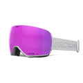 Main view of the Giro Article II Goggles in White, Pink lens, unisex model