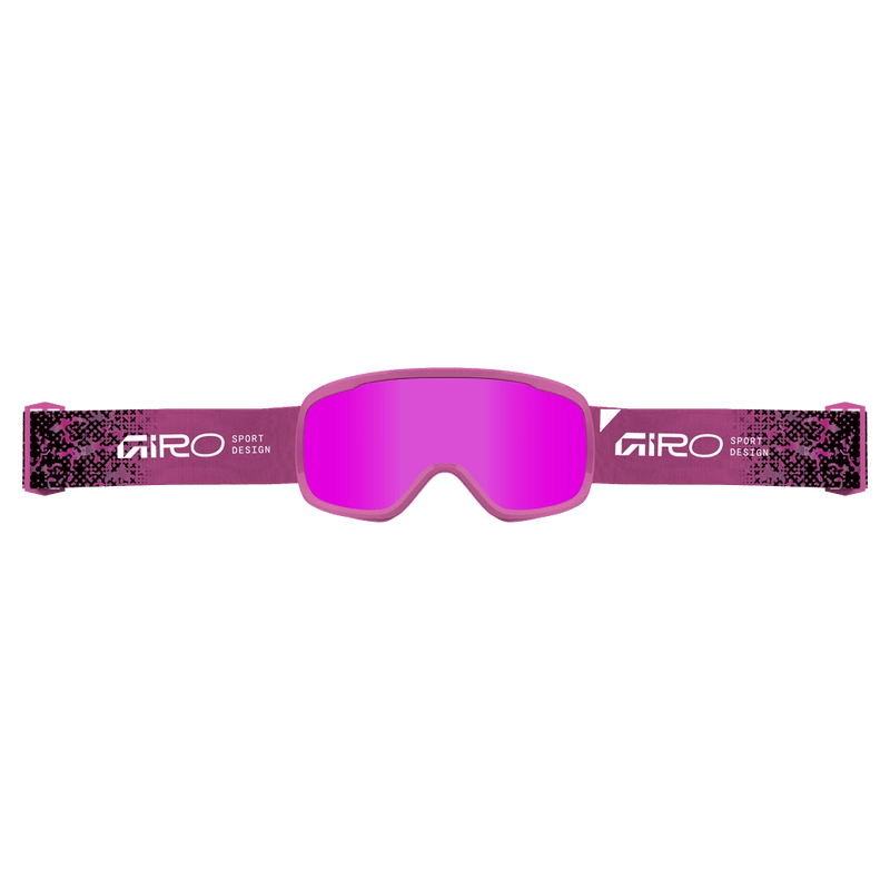 Main view of the Giro Buster Goggles in Surge Fade Pink, Amber Pink lens, kids model