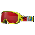 Main view of the Giro Buster Goggles in Yellow Robot, Amber Scarlett lens, kids model