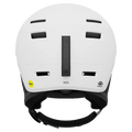Back view of the Giro Own MIPS Helmet in Matte White colourway, unisex's model