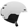 Side view of the Giro Own MIPS Helmet in Matte White colourway, unisex's model