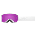 Strap view of the Giro Sagen Goggles in Stacked White, Amber Pink and Yellow lens, unisex model