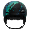 Front view of the Giro Spur Jr MIPS Helmet in Neon Pink Surge colourway, KIDS's model
