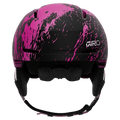 Front view of the Giro Spur Jr MIPS Helmet in Neon Pink Surge colourway, KIDS's model