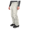 Light grey XTM Glide Ski Pants shown from a side angle with a zippered leg pocket, belt loops, and snap waist.